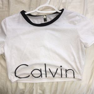 Calvin Klein crop top